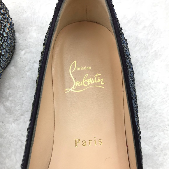 CHRISTIAN LOUBOUTIN | Gozul Strass Flat - Picture 4 of 9